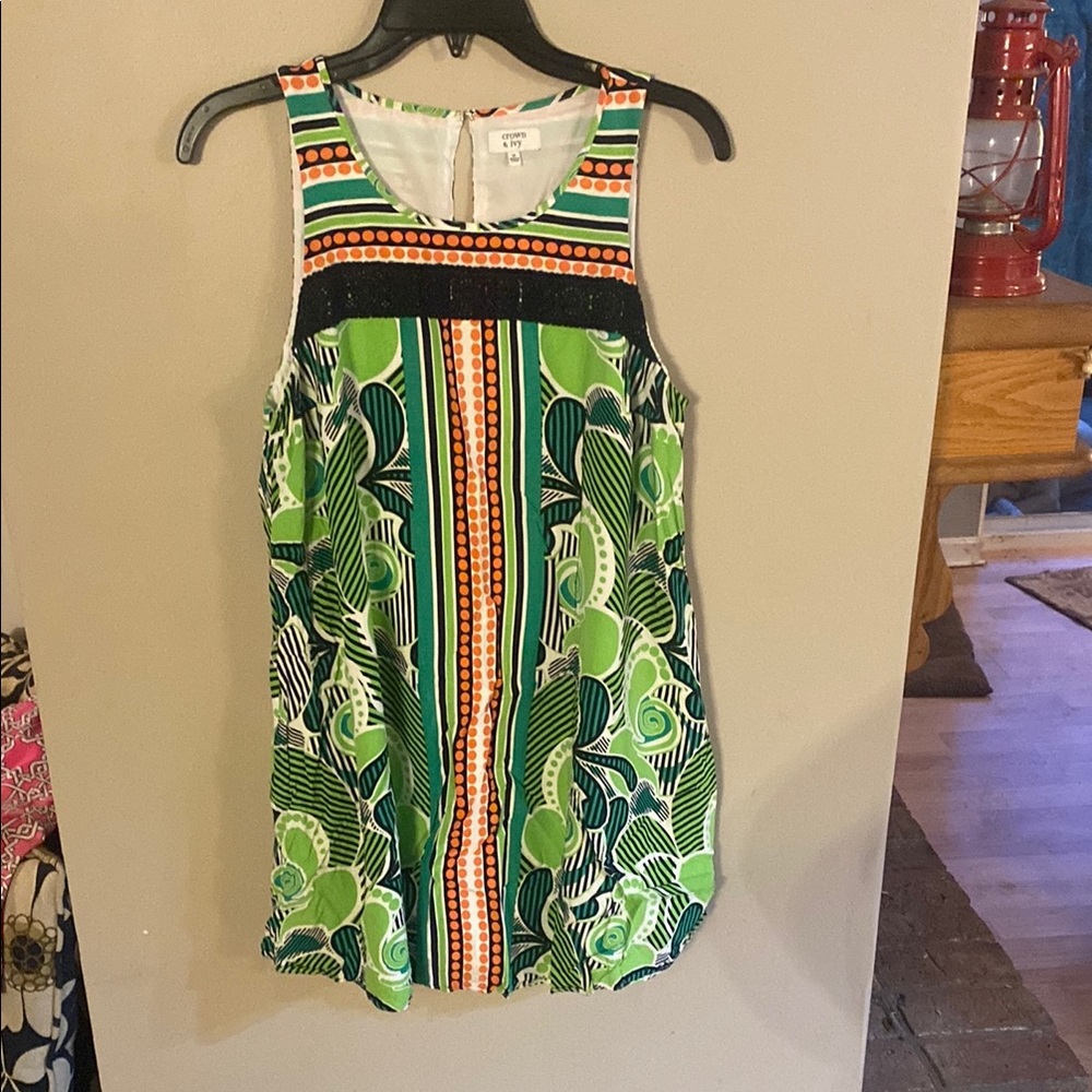 Colorful Sleeveless Dress